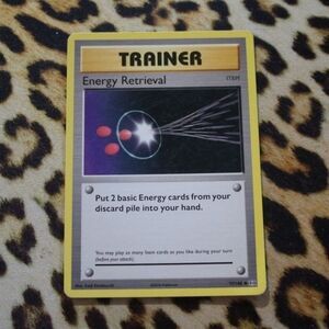 Energy Retrieval 77/108 Pokemon Card
